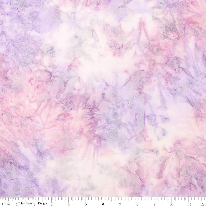 Batiks Elementals Color Play Mottled Lilac Lustre