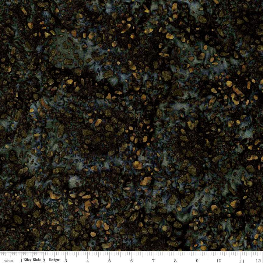Batiks Elementals Terrazzo Dark Insignia