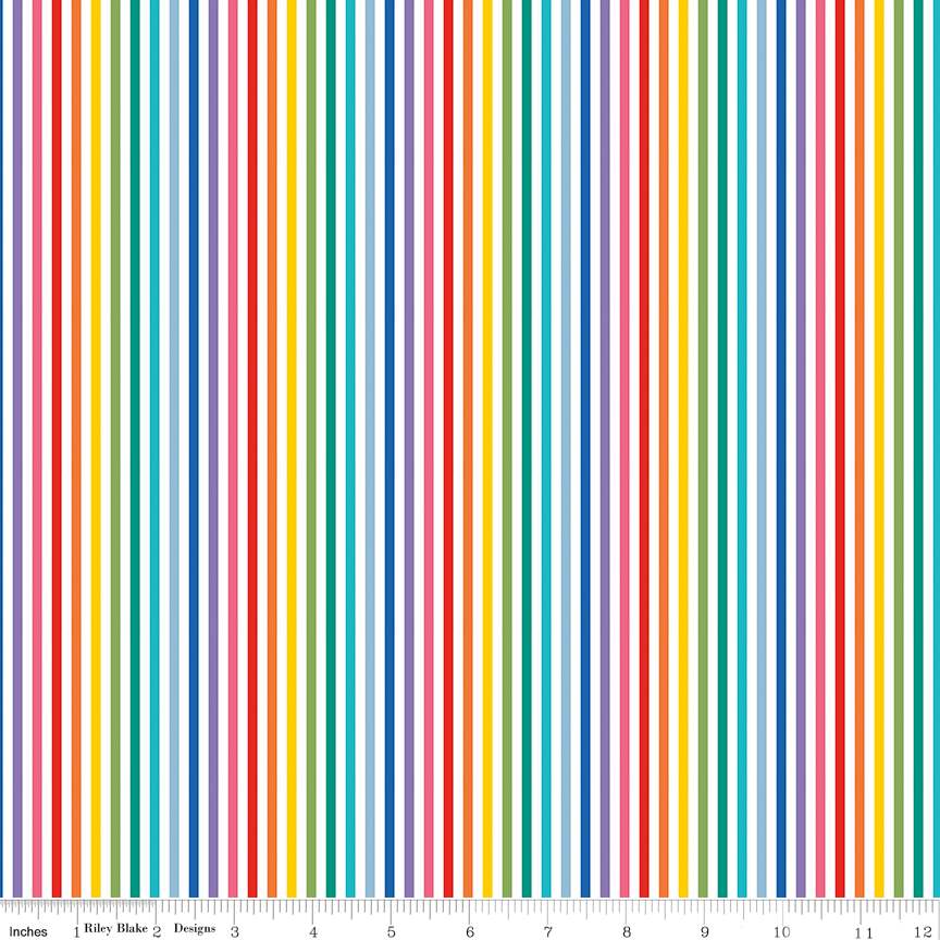 1/8" Stripe Rainbow