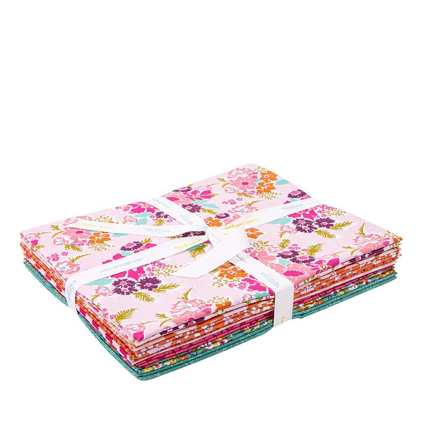 Flower Farm 1-Yard Bundle Pink, 8 Yards Total