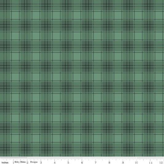 Evergreen Wishes Plaid Green