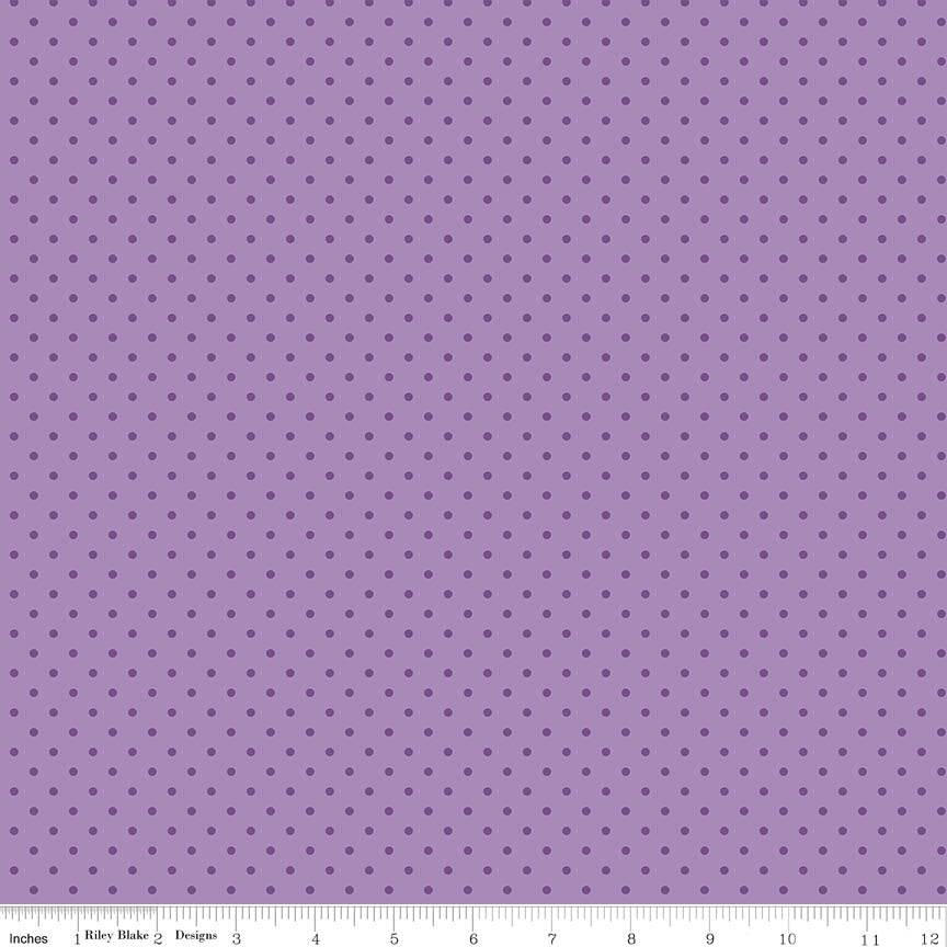 Hydrangeas in the Garden Polka Dots Purple Pearl