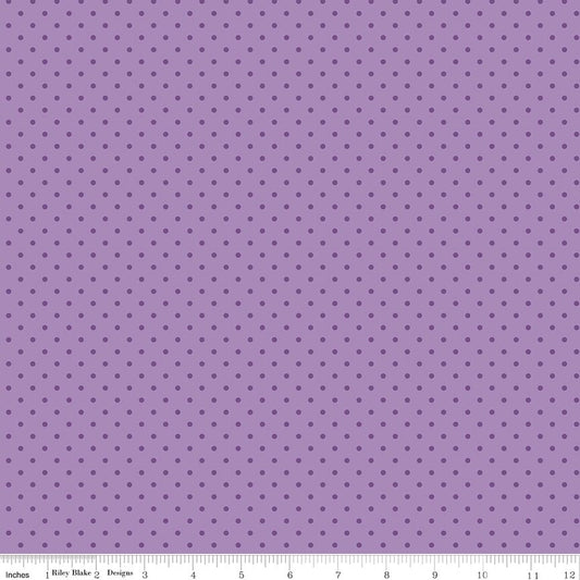 Hydrangeas in the Garden Polka Dots Purple Pearl