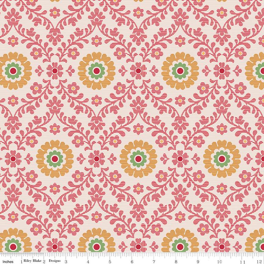 Wide Back Piece & Plenty Wallpaper Marigold