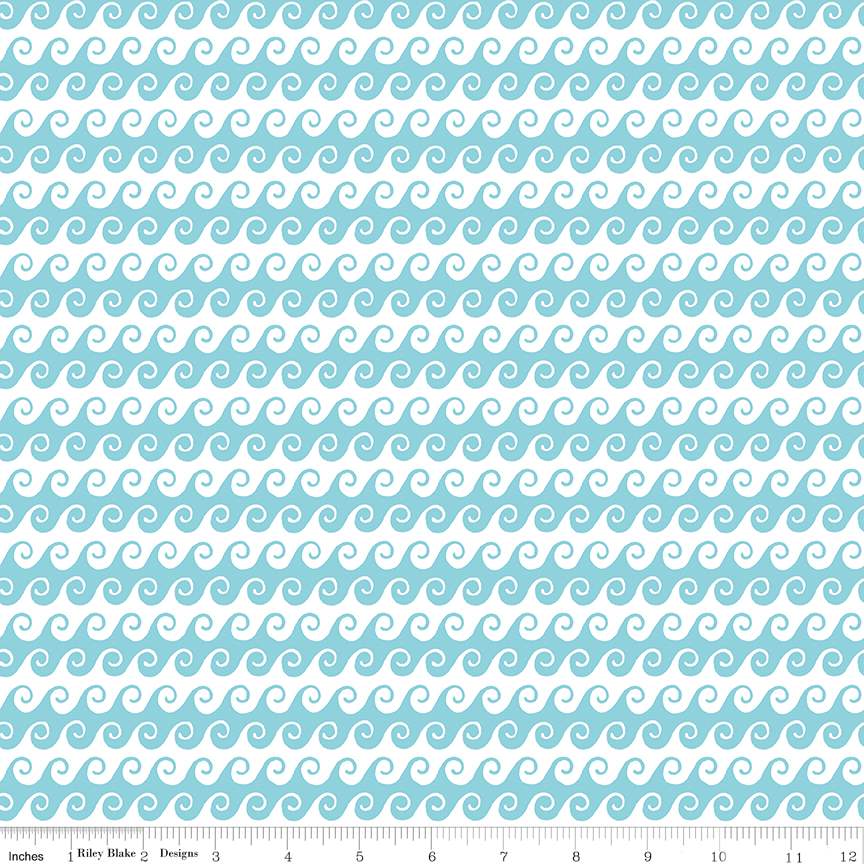 Free as the Ocean Waves Aqua