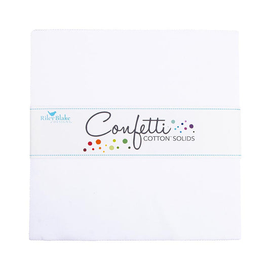Confetti Cotton™ Bright White 10" Stacker