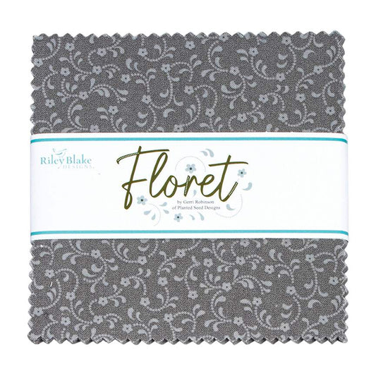 Floret Gray 5" Stacker