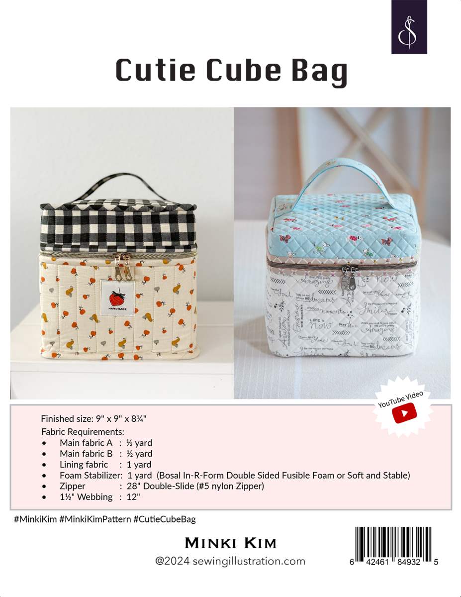 Minki Kim Cutie Cube Bag Pattern