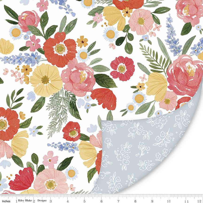 Double Lush Velvet 58/60" Floral Charms