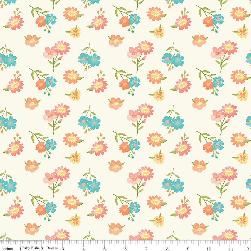 Spring's in Town Floral Cream