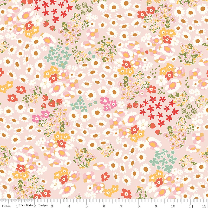 Cotton Nook Flowerbed Blush