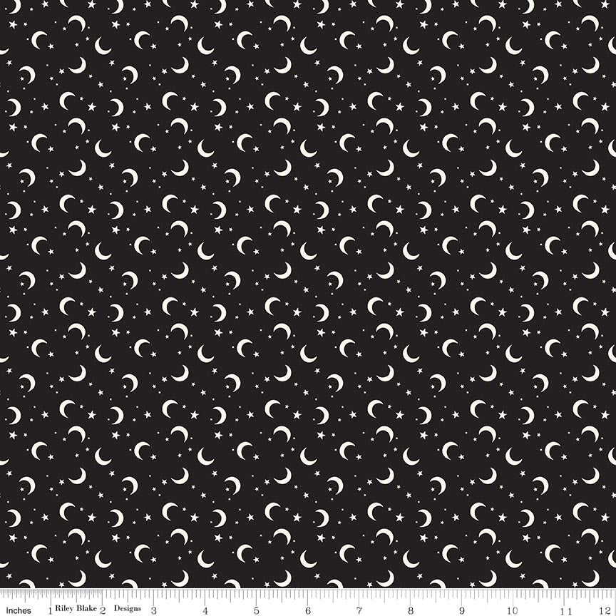 Frank and Friends Moon & Stars Black