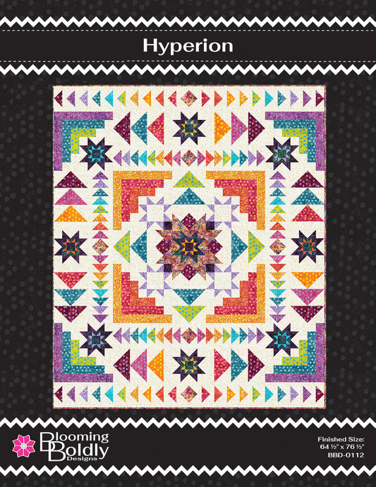 Blooming Boldly Designs Hyperion Quilt Pattern