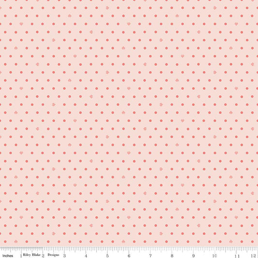 Cotton Nook Dots Blush