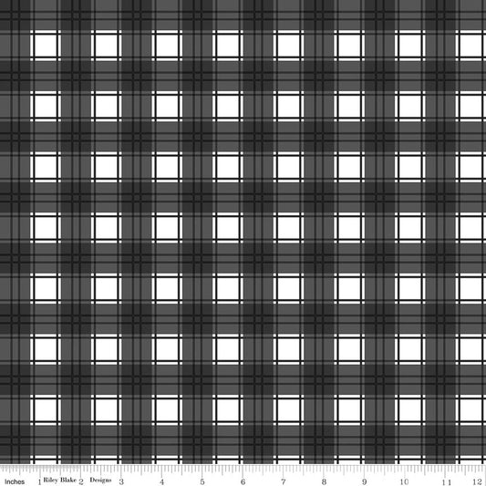 Evergreen Wishes Plaid Black