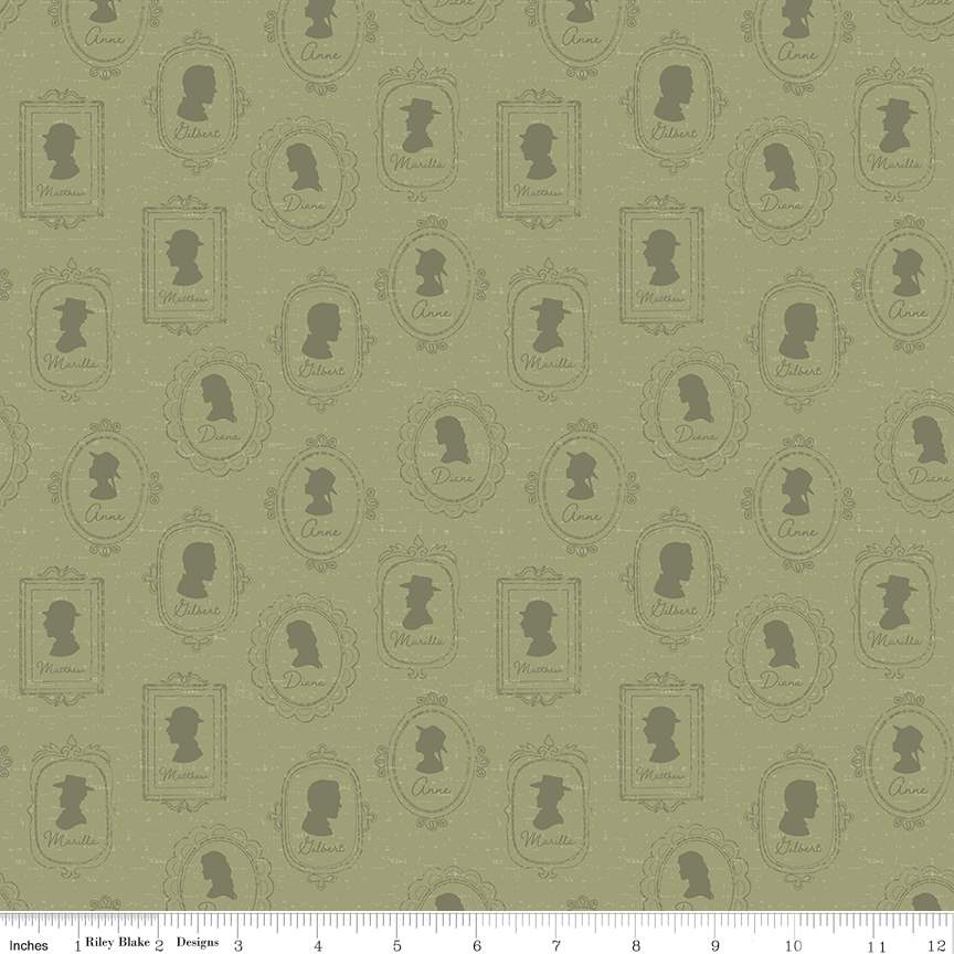 Anne of Green Gables Silhouettes Green