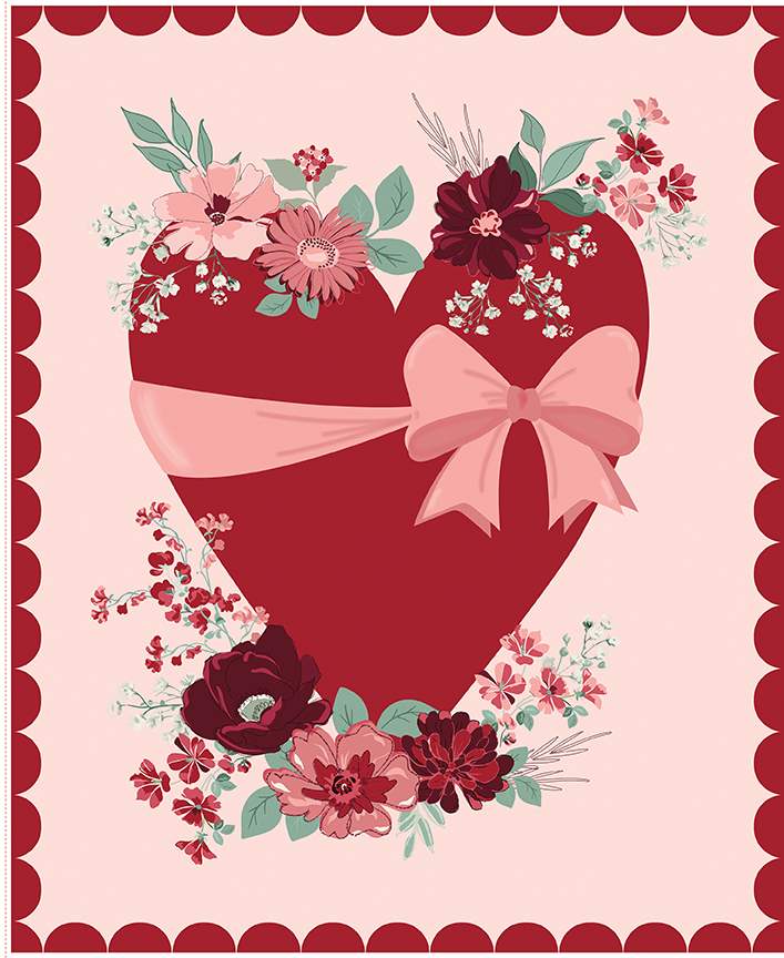 Love You Always Heart Panel