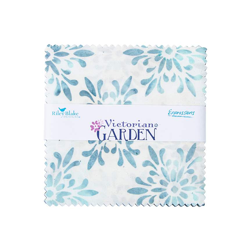 Expressions Batiks Victorian Garden 5" Stacker A