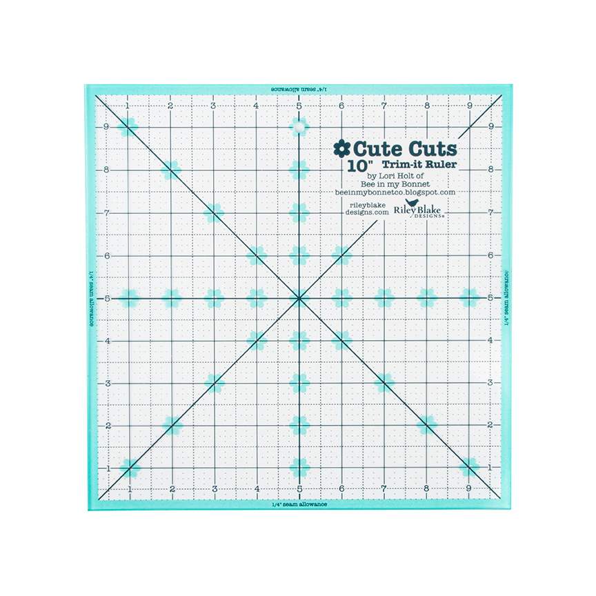 Lori Holt Cute Cuts™ Trim-it™ Ruler 10" x 10"