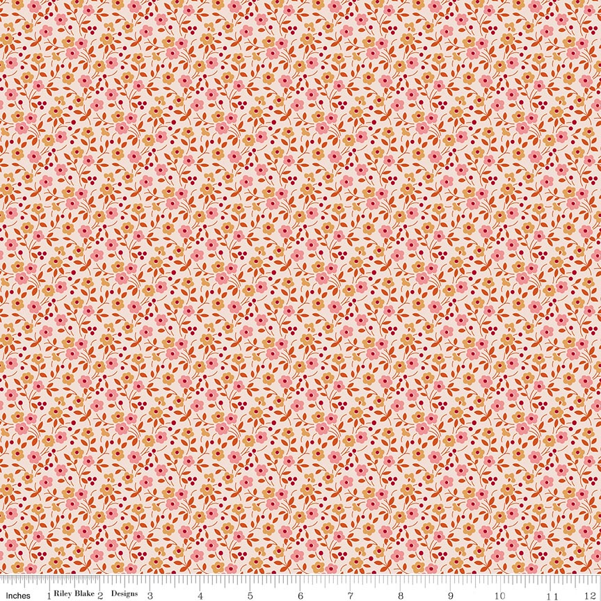 Farmer's Daughter Floral Coral