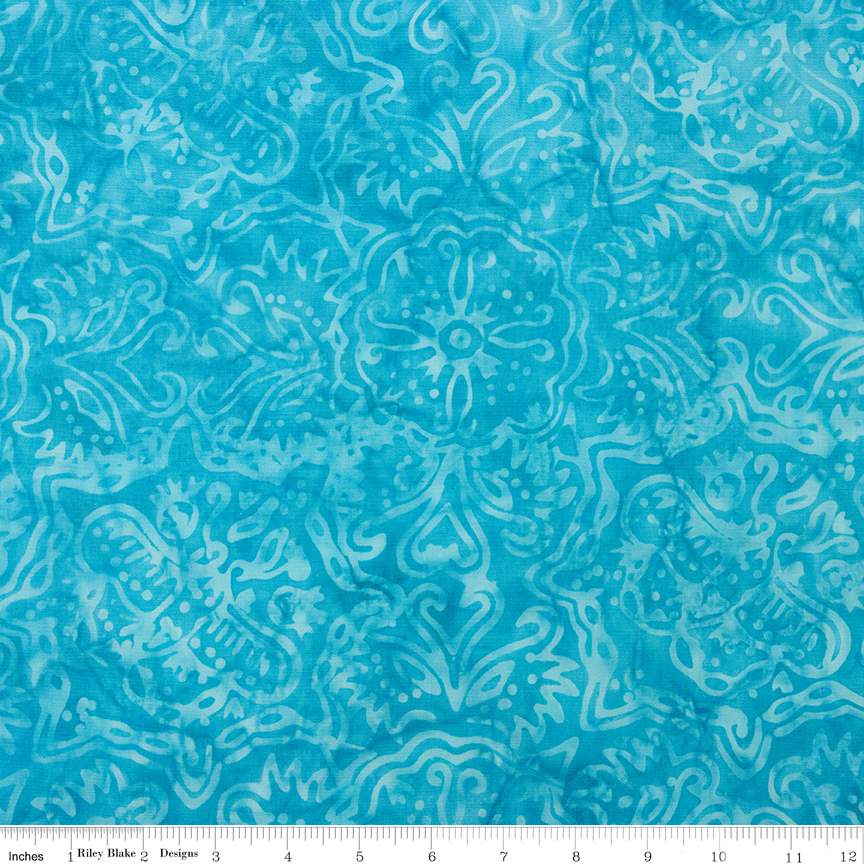 Batiks Elementals Rainbow Brights Azure