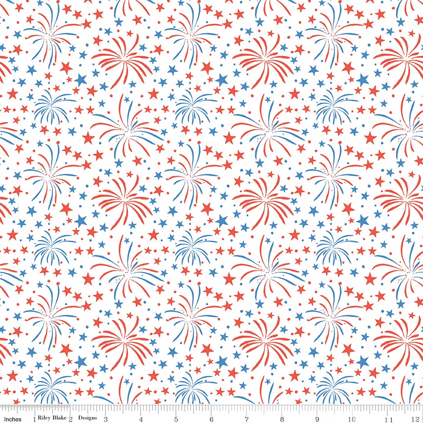 Firecracker Fireworks White
