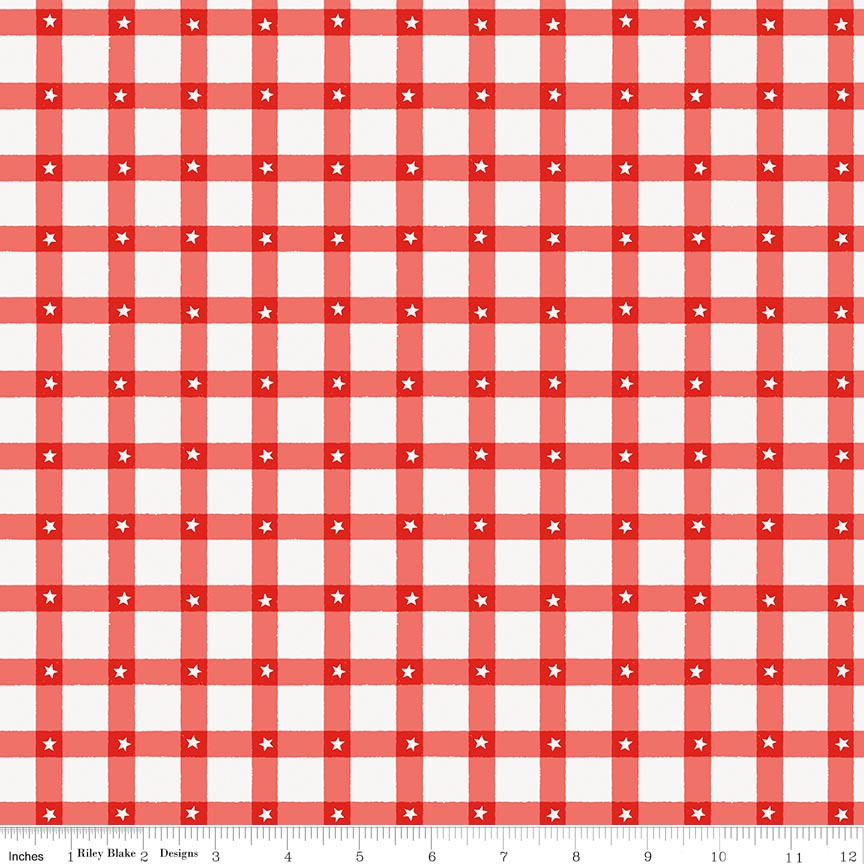 Firecracker Plaid Red Hen