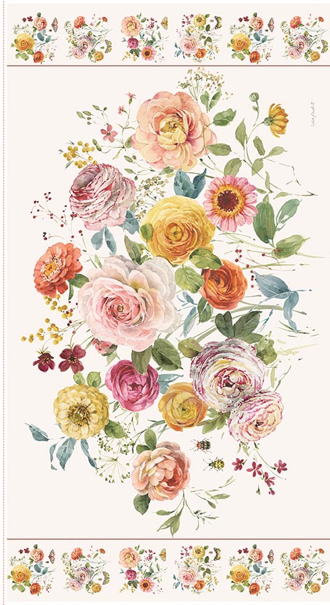 Sketchbook Floral Panel
