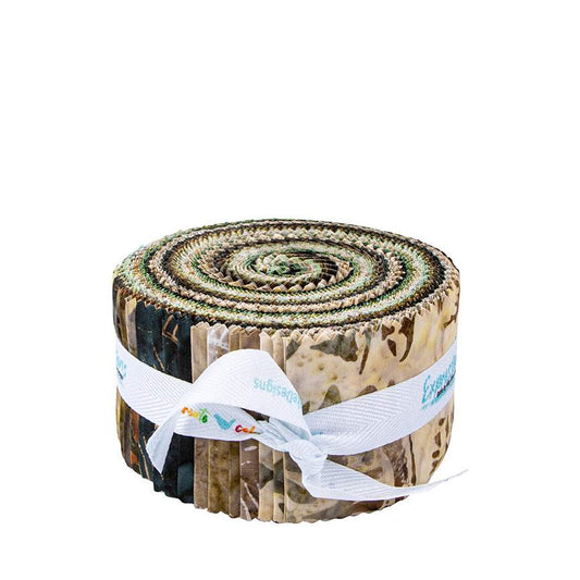 Expressions Batiks Places You'll Go Canyon Drive 2 1/2" Rolie Polie C