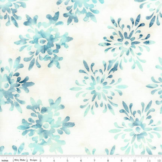 Expressions Batiks Victorian Garden Adriatic Mist