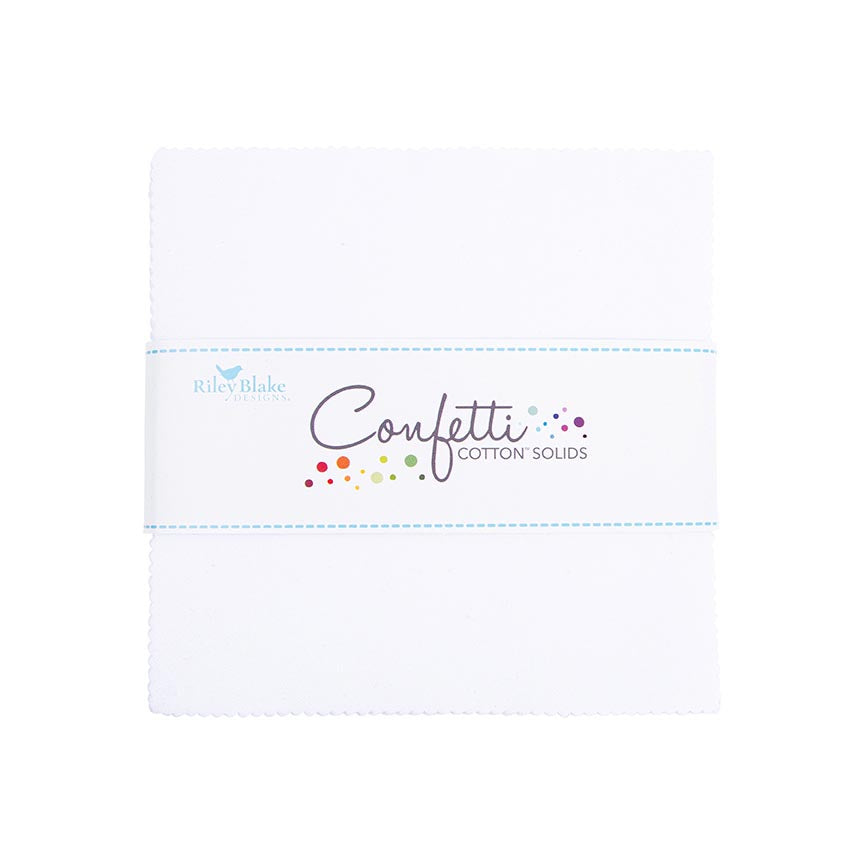 Confetti Cotton™ Bright White 5" Stacker