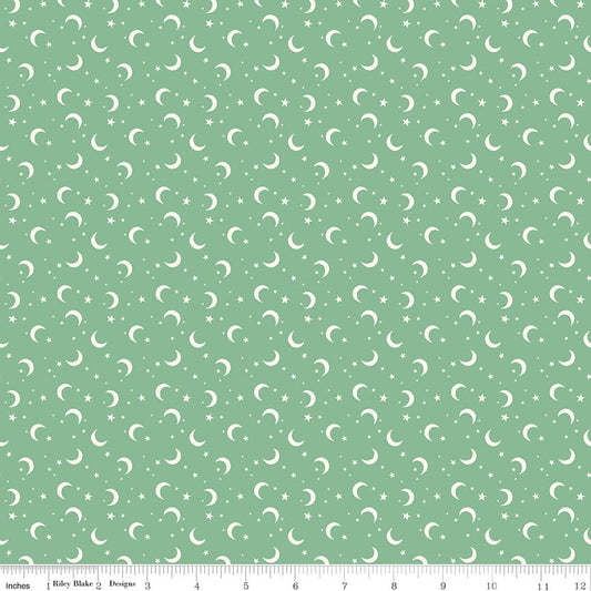 Frank and Friends Moon & Stars Green