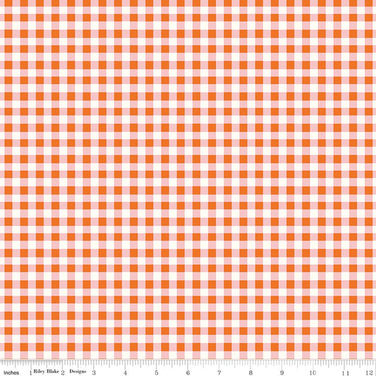 Cotton Nook Plaid Orange