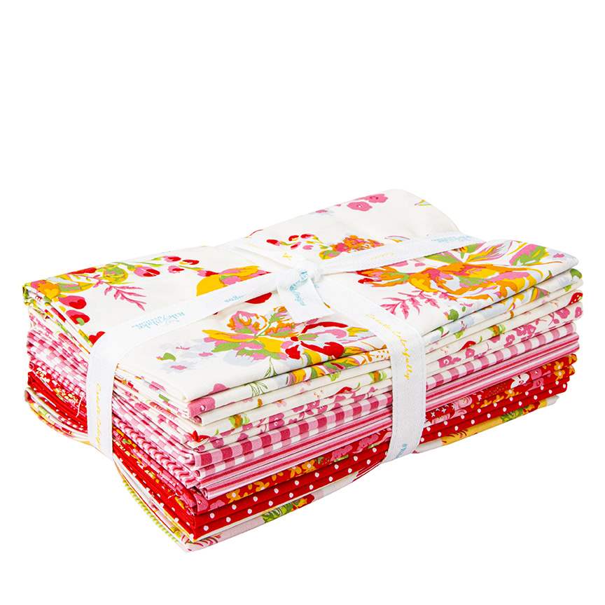 Picnic Florals 1-Yard Bundle Cream, 7 Yards Total