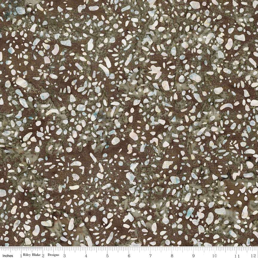 Batiks Elementals Terrazzo Khaki