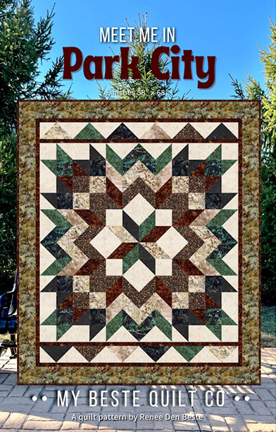 My Beste Quilt Co Meet Me in Park City Quilt Pattern