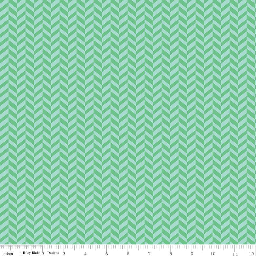 Effervescence Herringbone Spearmint