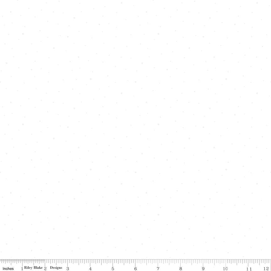 Dapple Dot Tone On Tone Color White