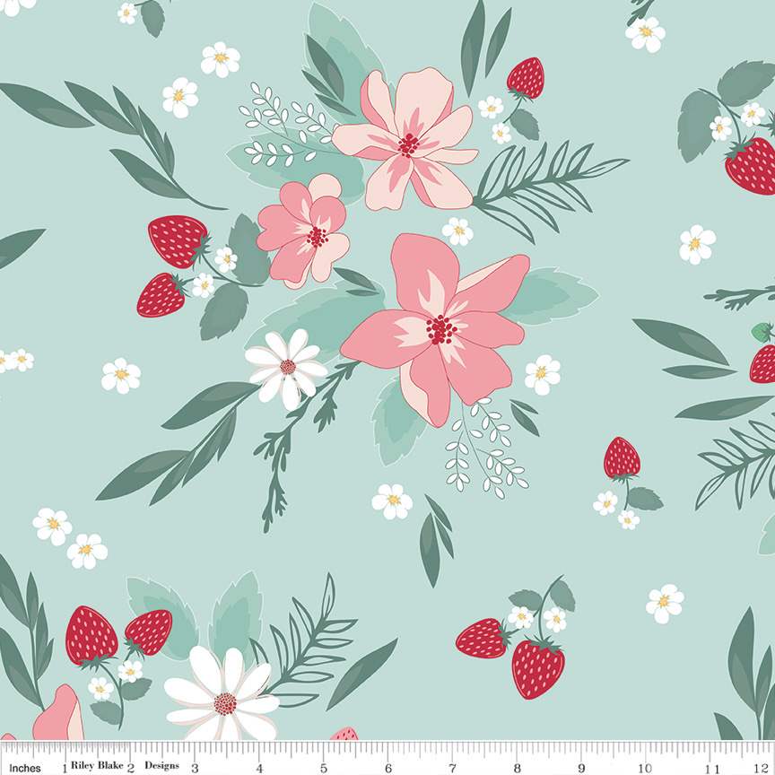 Wide Back Berry Market Floral Songbird