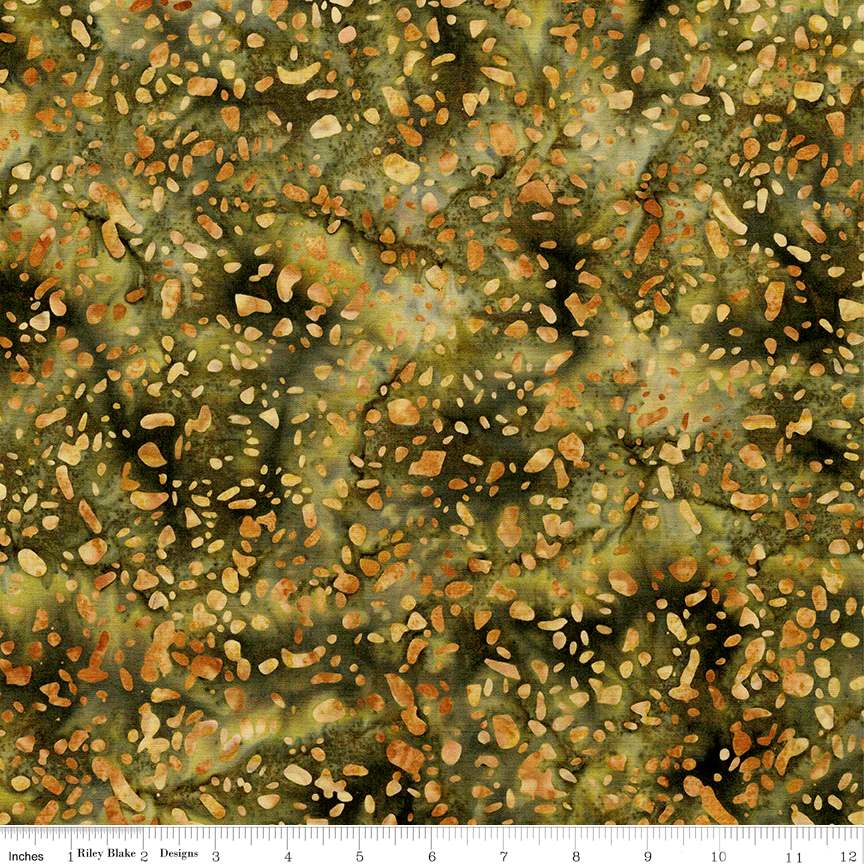 Batiks Elementals Terrazzo Cinnamon Grove
