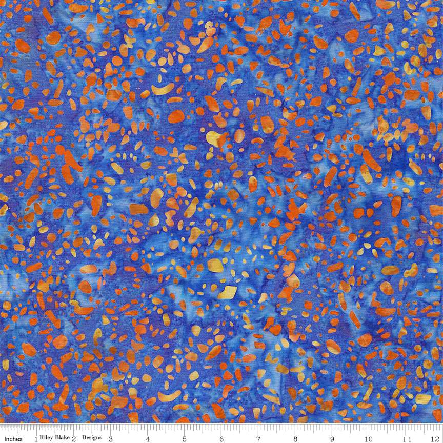 Batiks Elementals Terrazzo Purple Outburst