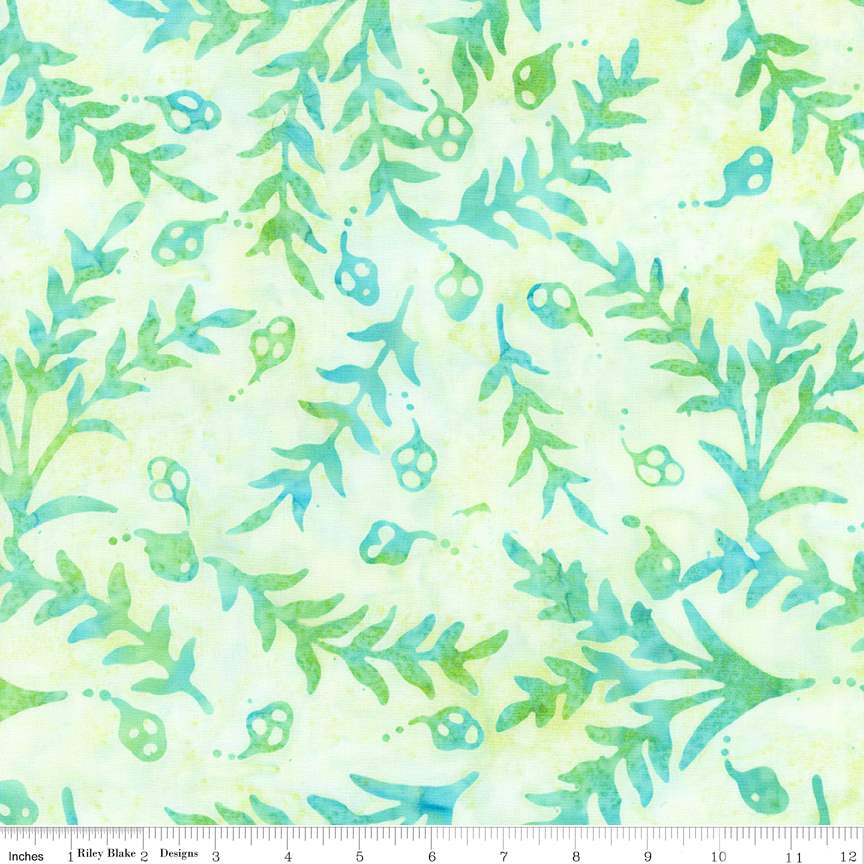 Expressions Batiks Sassy and Tweet Adriatic Mist