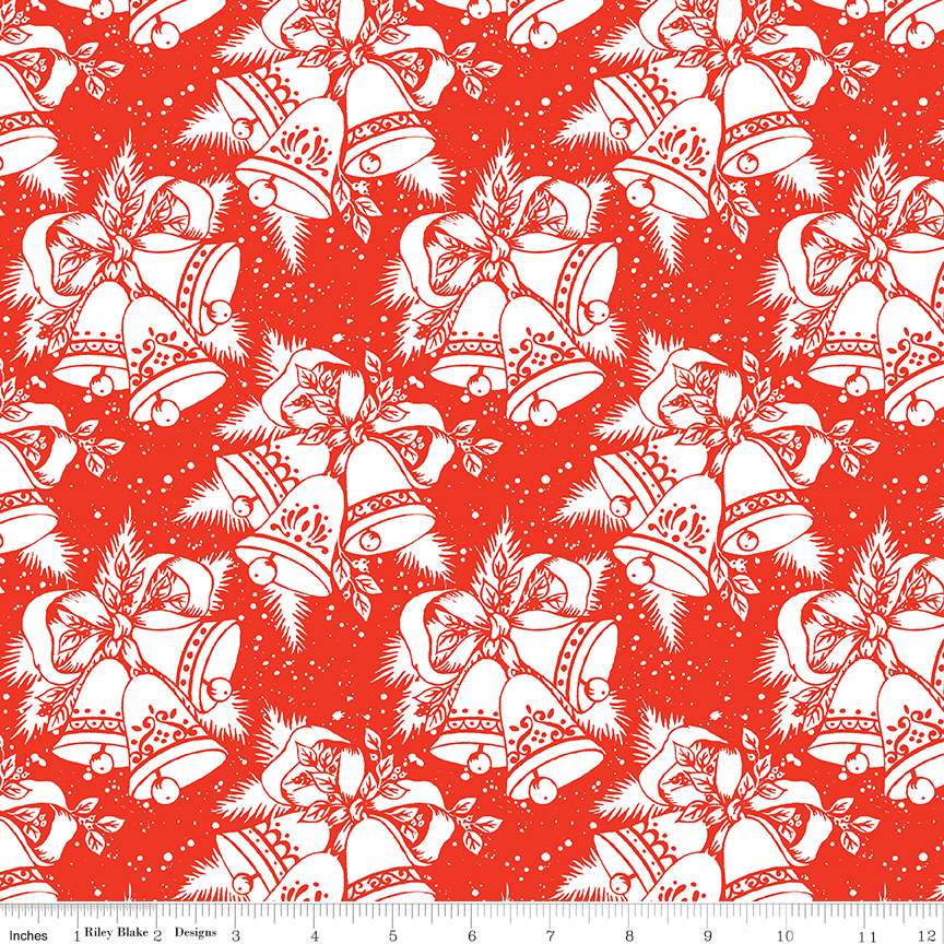Jingle Bells Christmas Bells Red