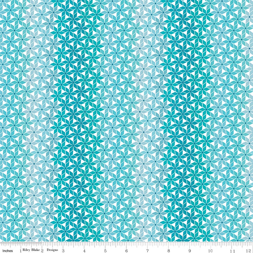 Chasing Rainbows Stellar Weave Aqua
