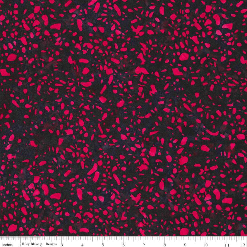 Batiks Elementals Terrazzo Black Bean
