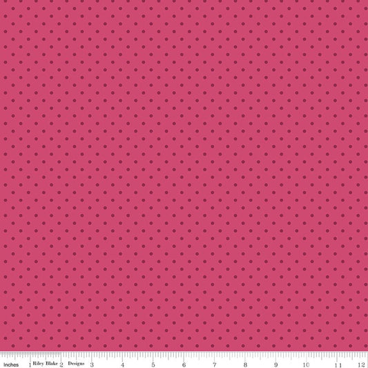 Hydrangeas in the Garden Polka Dots Raspberry Pearl