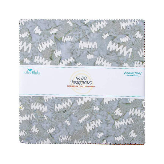 Expressions Batiks Good Vibrations 10" Stacker