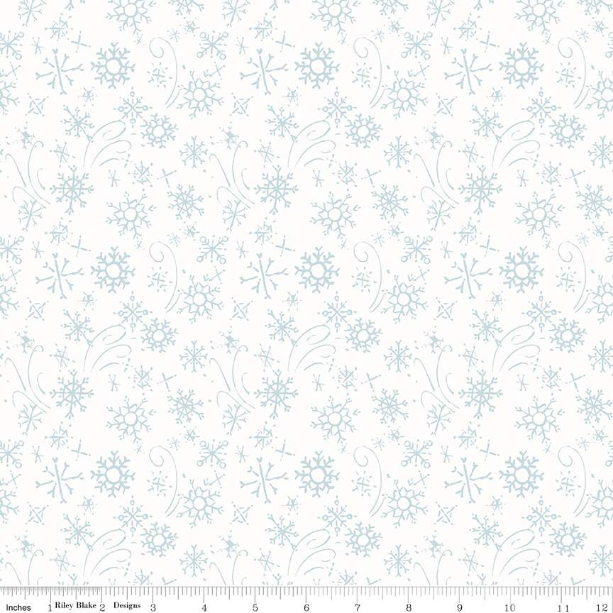 Santa's Tree Farm Snowflakes Snowy