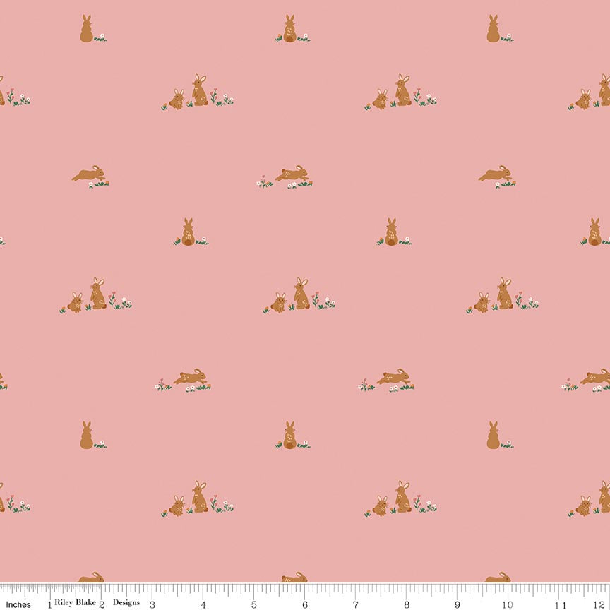 Sweet Cotton Tales Flopsy Fields Pink