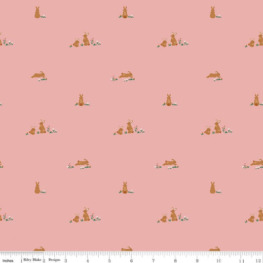 Sweet Cotton Tales Flopsy Fields Pink